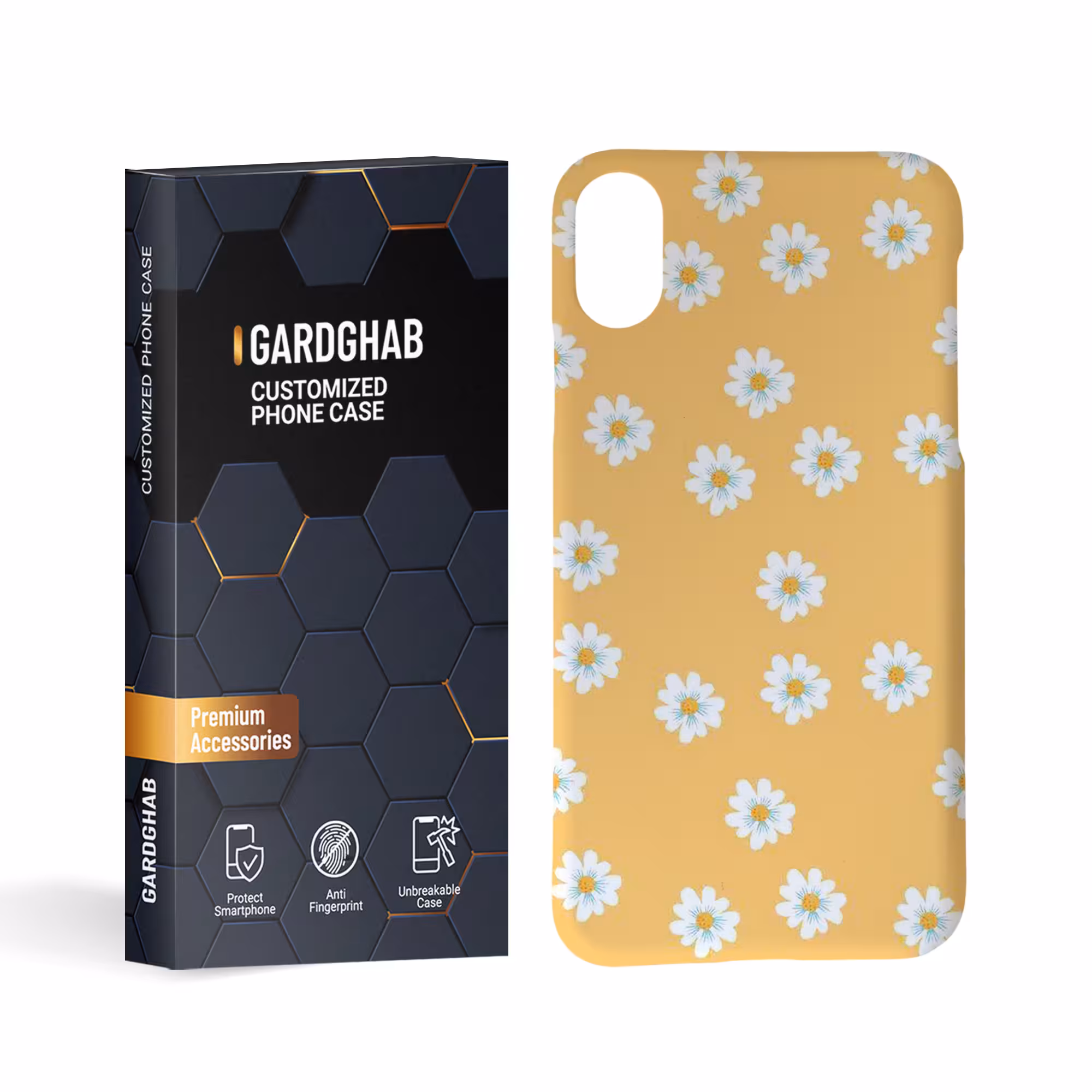 کاور گارد قاب مدل گل مناسب برای گوشی موبایل اپل iphone x xs