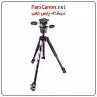 سه پایه عکاسی مانفرتو Manfrotto MK190X3-3W1 Aluminum Tripod with 804 MK II 3-Way Pan/Tilt Head