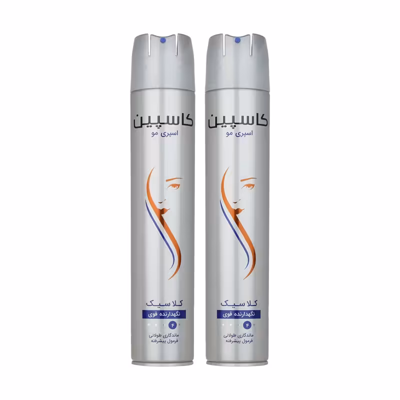 اسپری مو کاسپین مدل کلاسیک حجم 500 میلی لیتر بسته 2 عددی اصل