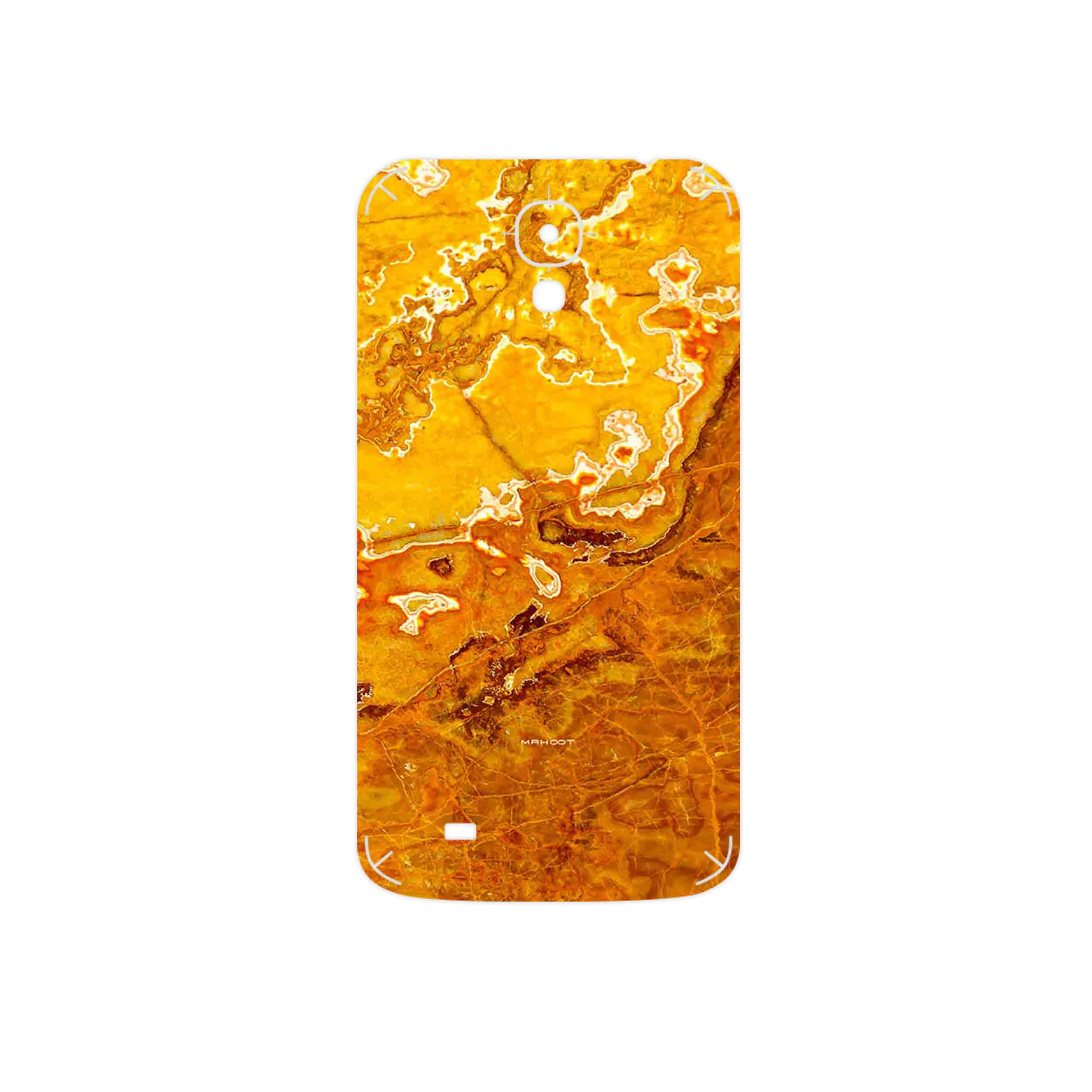 برچسب پوششی ماهوت مدل Gold Marble مناسب برای گوشی موبایل سامسونگ Galaxy Mega 6.3 I9200