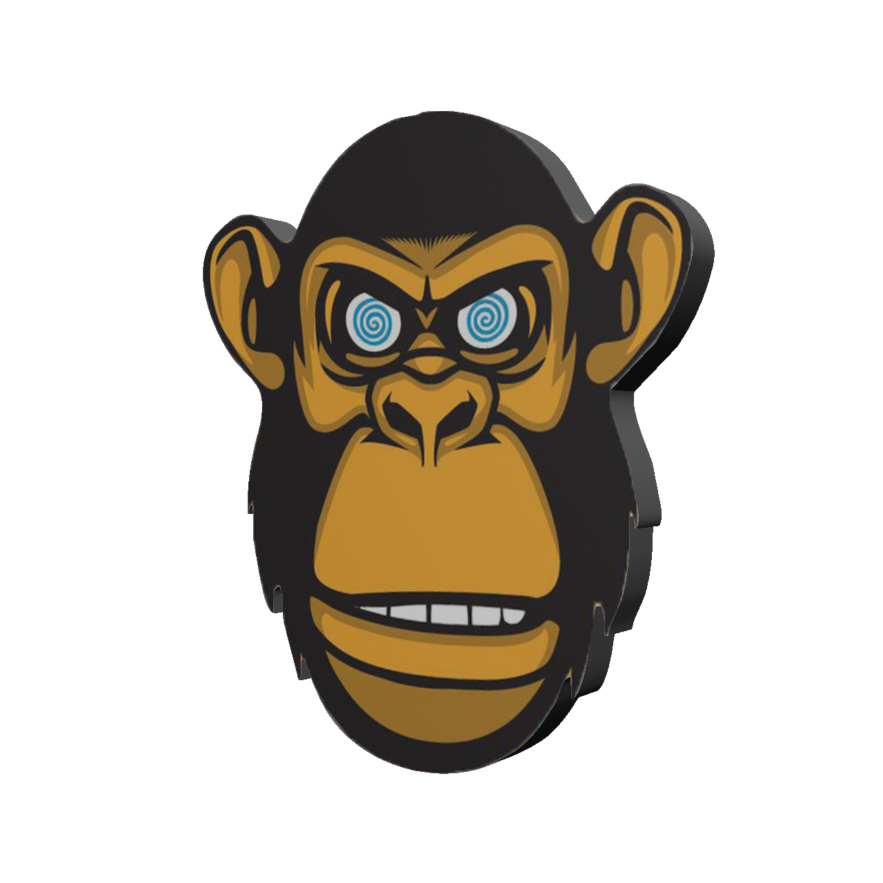 استیکر کنسول طرح میمون کد 384