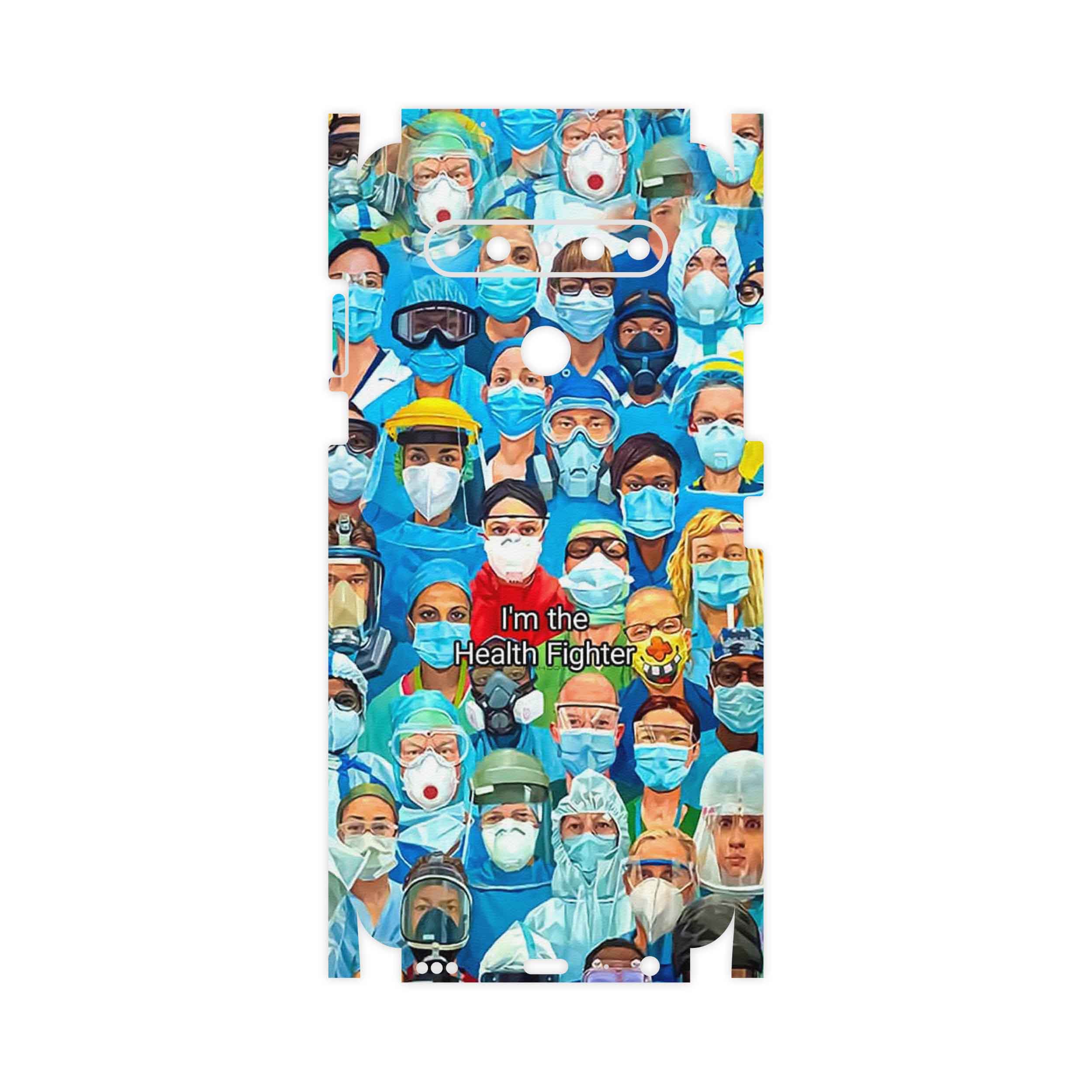 برچسب پوششی ماهوت مدل Nurse-FullSkin مناسب برای گوشی موبایل ال جی K61