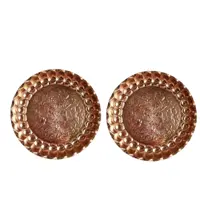 دیس مسی مدل کنگره دار کرمان بسته 2 عددی