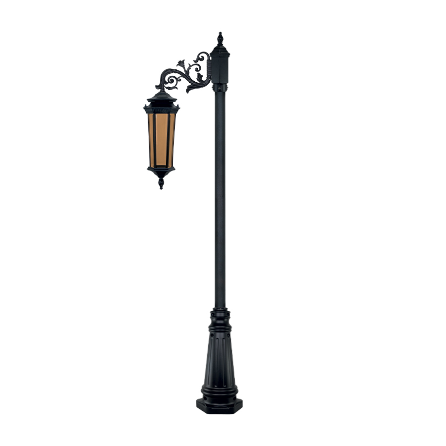 چراغ تکشاخه پارکی تکشیدفام مدل معبد سورن کد 91200-15-1214