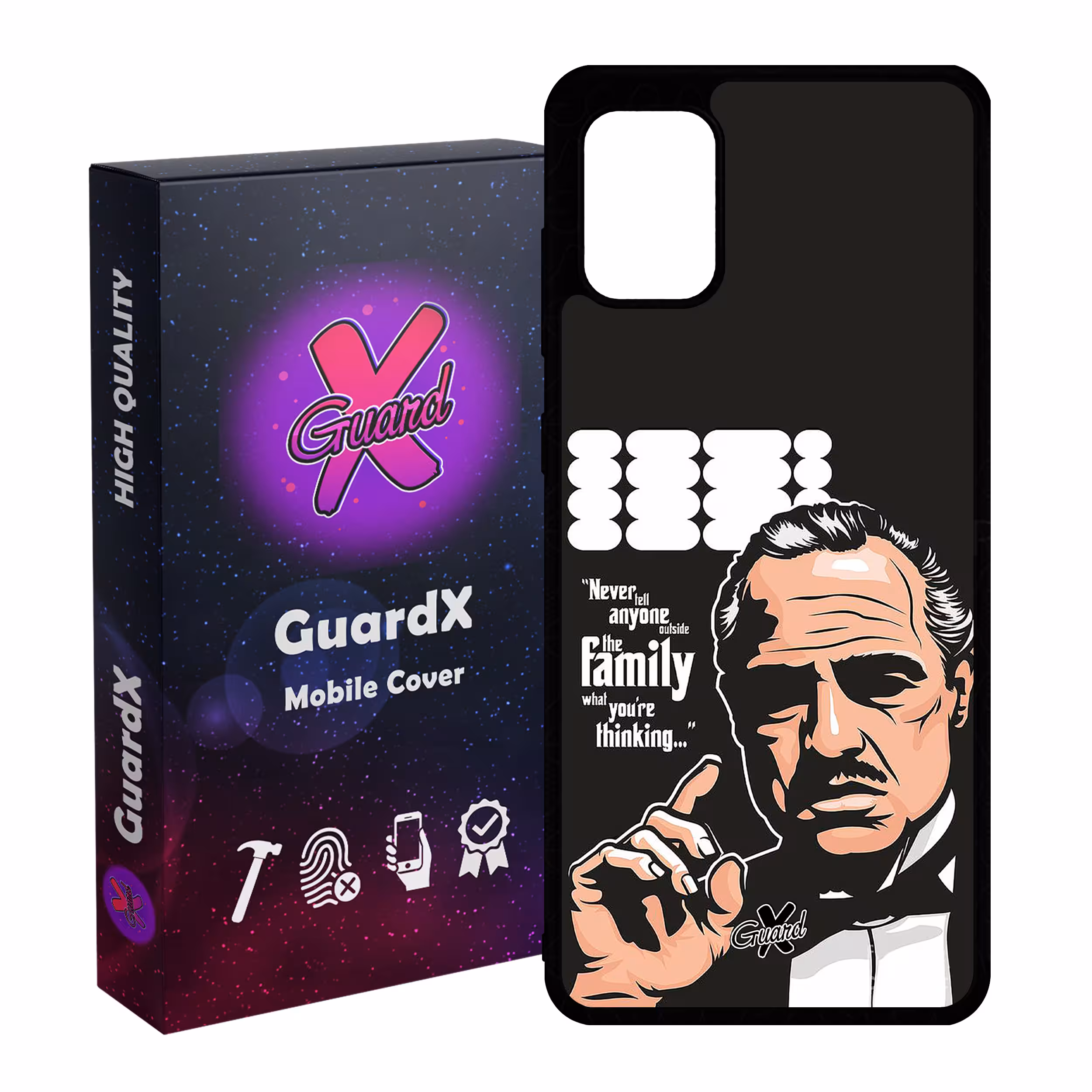 کاور گارد ایکس طرح God Father مدل Glass10197 مناسب برای گوشی موبایل سامسونگ Galaxy A31