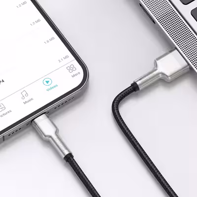 کابل تبدیل USB به لایتنینگ باسئوس مدل CAFULE-A01 2.4 A طول 1 متر