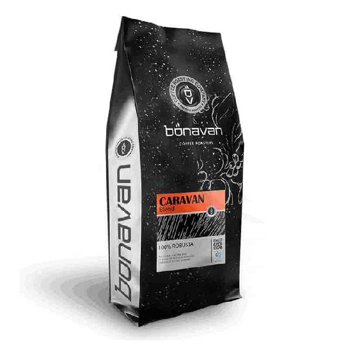قهوه بوناوان کاراوان | قهوه 100 درصد ربوستا با کافیین زیاد کاراوان | کافی سل