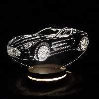 بالبینگ چراغ خواب سه بعدی طرح  ماشین  aston martin