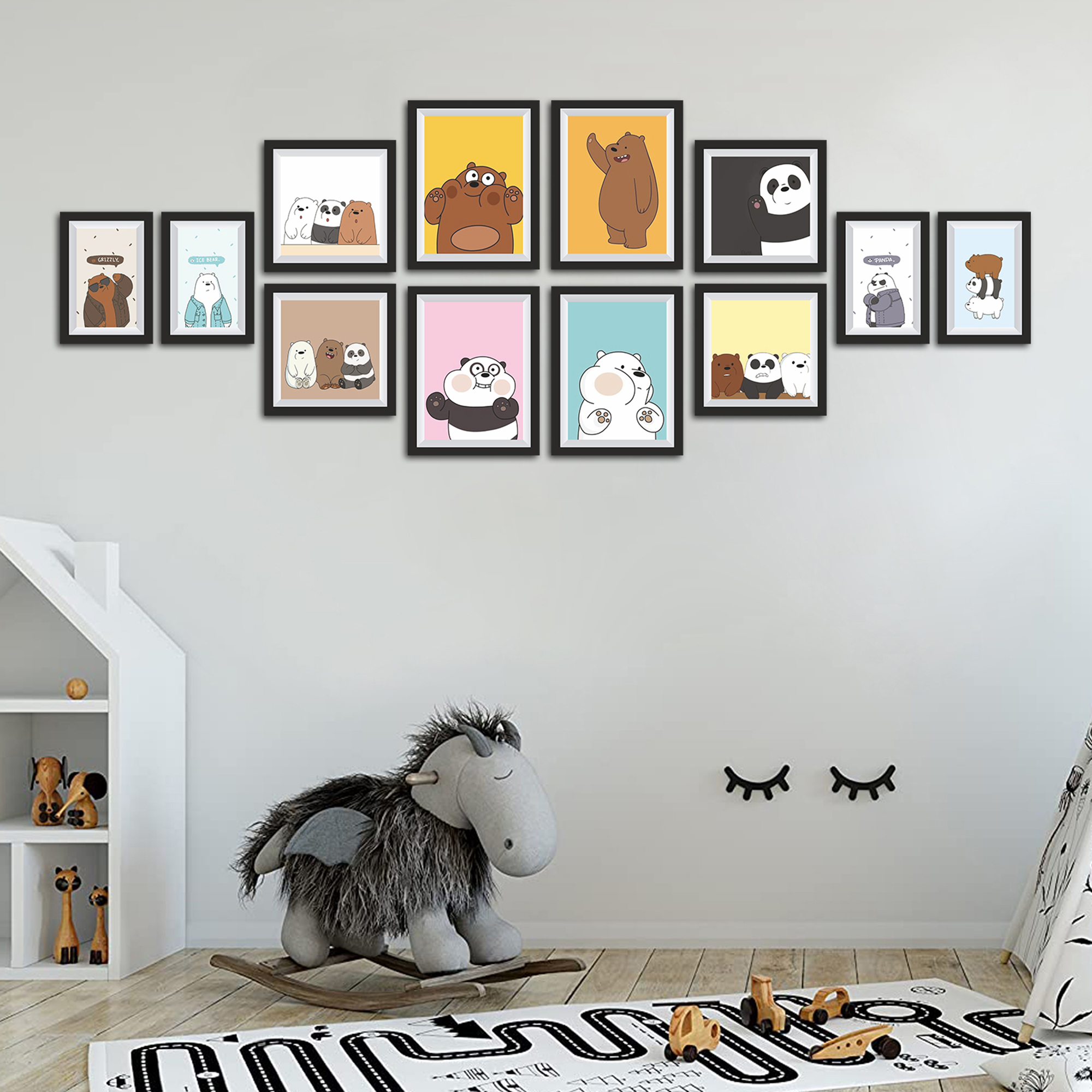 تابلو دکوراتیو مدل DKJ-94 مجموعه 12 عددی