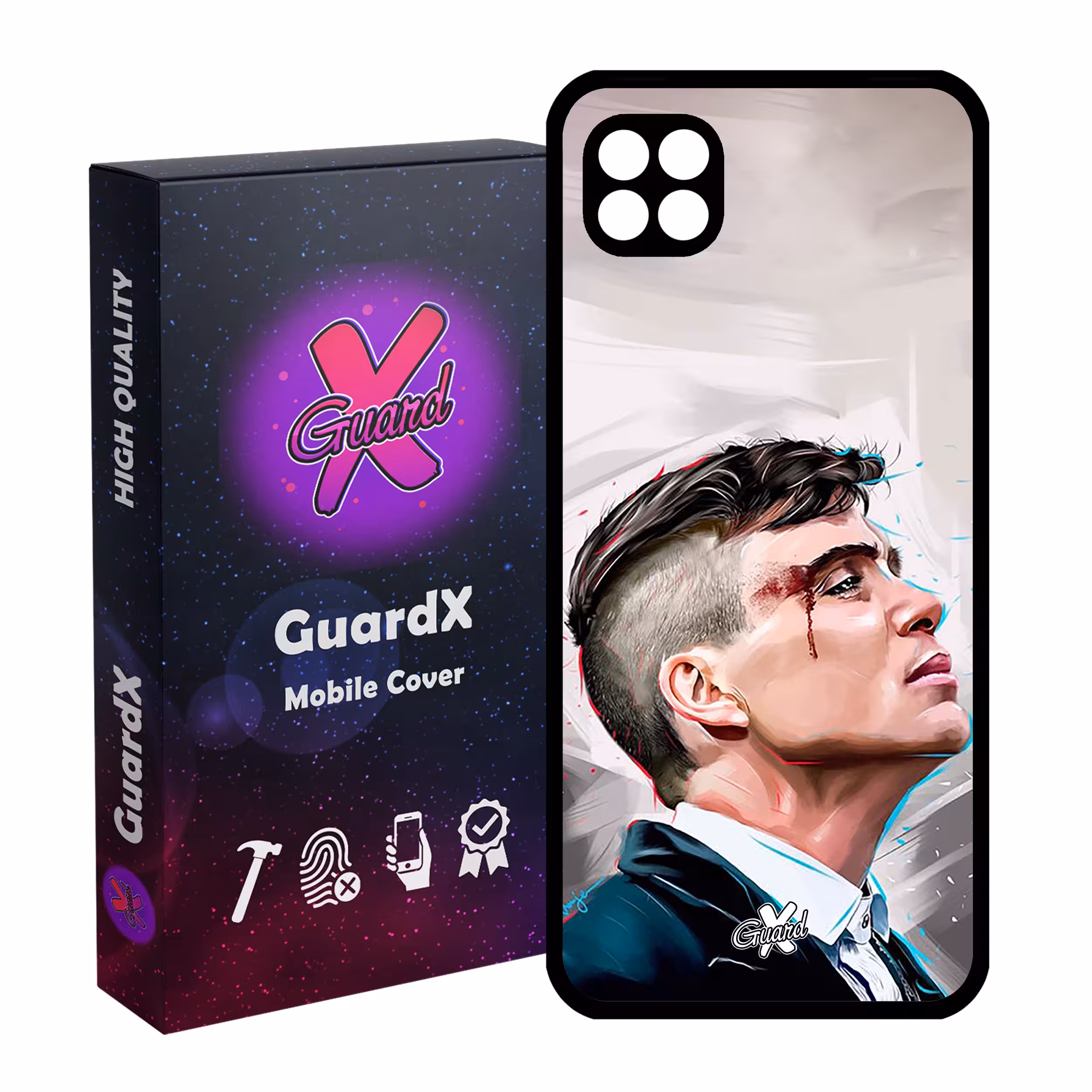 کاور گارد ایکس طرح Peaky Blinders مدل Glass10032 مناسب برای گوشی موبایل سامسونگ Galaxy A22 5G