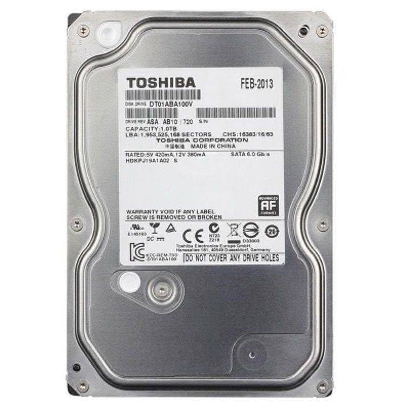 هارددیسک اینترنال A100 ظرفیت 1 ترابایت توشیبا - فراز سیستم