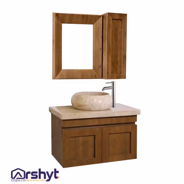 ست کابینت روشویی آینه مانلی چوب - لوازم خانه و آشپزخانه آرشیت