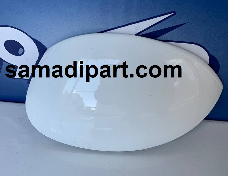 قاب آینه 206 سفید راست (شاگرد)کروز (CR37061602)
