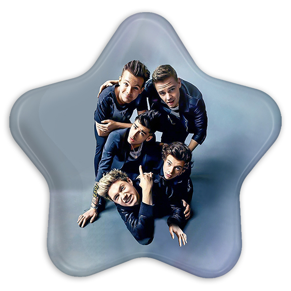 پیکسل خندالو طرح گروه موسیقی وان دایرکشن مدل ستاره ای کد 2712