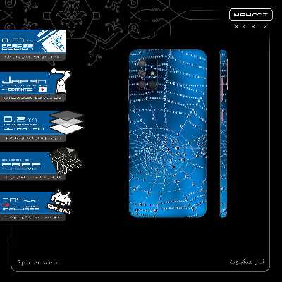 برچسب پوششی ماهوت مدل Spider web-FullSkin مناسب برای گوشی موبایل سامسونگ Galaxy A71