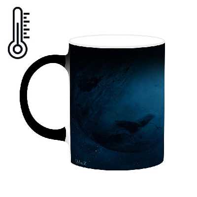 ماگ حرارتی کاکتی طرح فضا و کهکشان مدل mgh19929