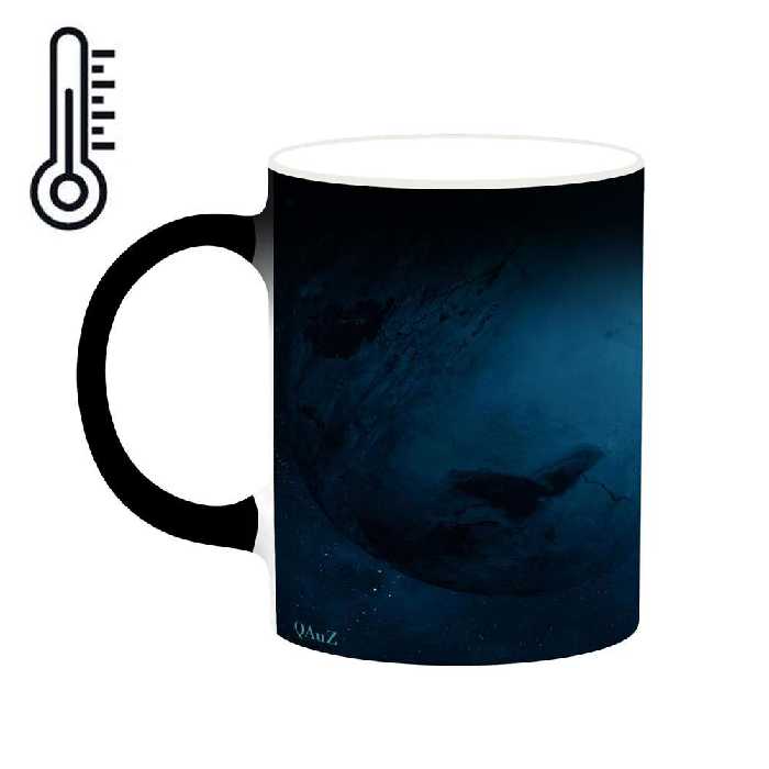 ماگ حرارتی کاکتی طرح فضا و کهکشان مدل mgh19929