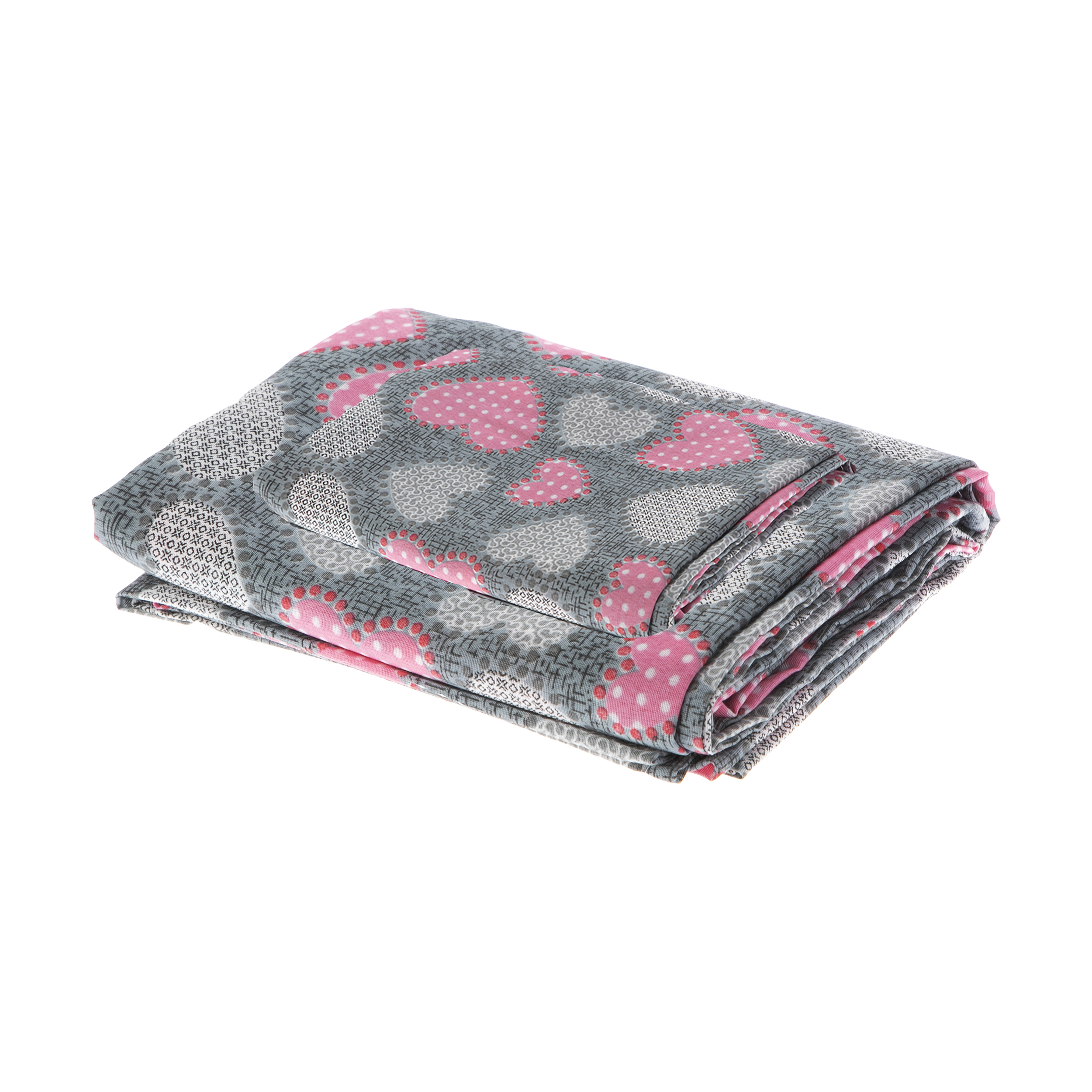 سرویس ملحفه آرین مدل قلب یخی یک نفره دو تکه