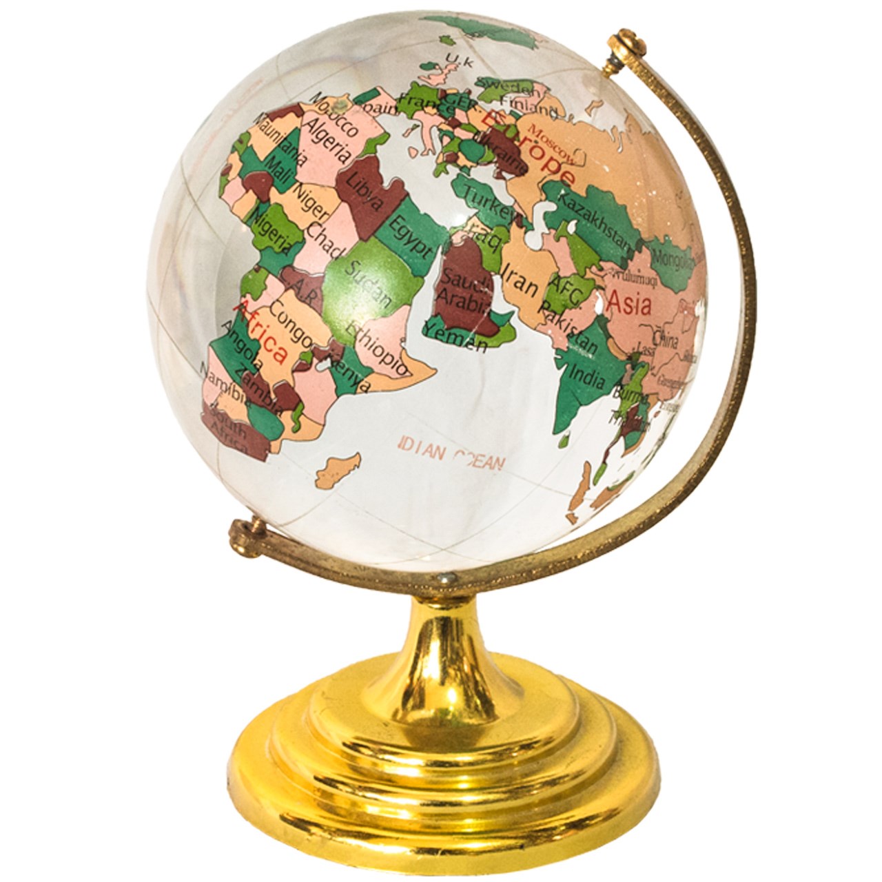 ماکت طرح کره زمین رنگی کد AL-9130005