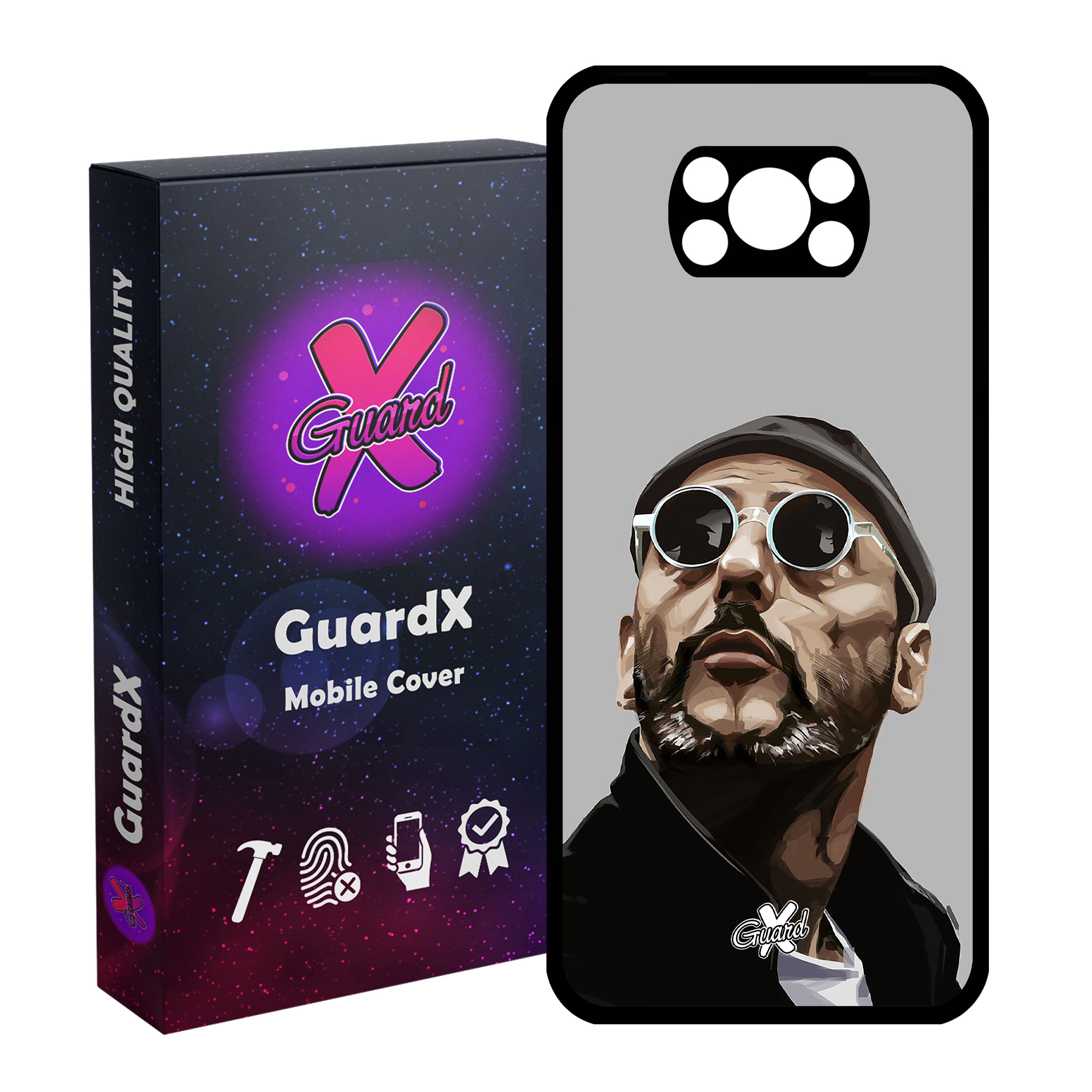 کاور گارد ایکس طرح Leon مدل Glass10108 مناسب برای گوشی موبایل شیائومی Poco X3 / Poco X3 NFC