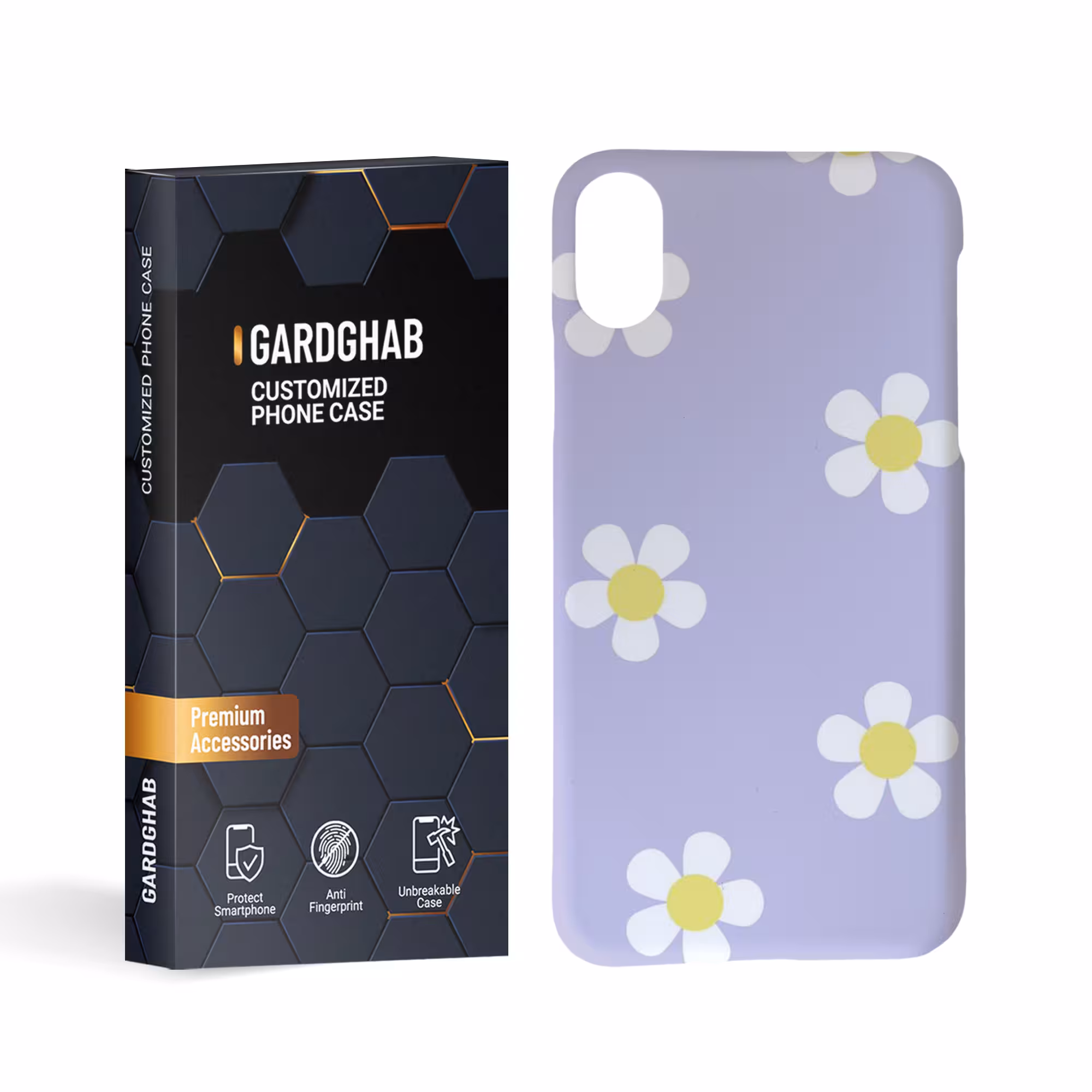 کاور گارد قاب مدل گل مناسب برای گوشی موبایل اپل iphone x xs
