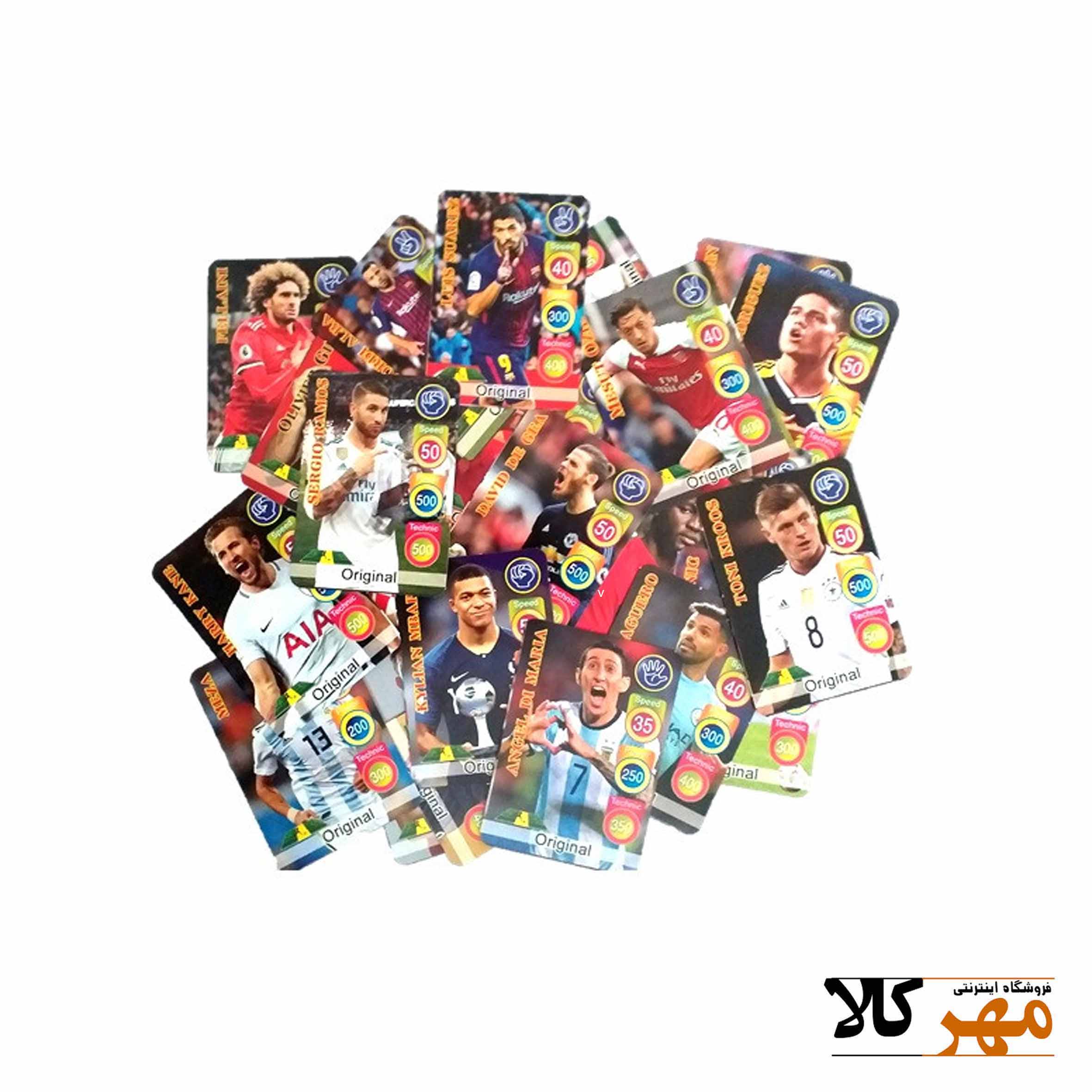 کارت بازی فوتبال