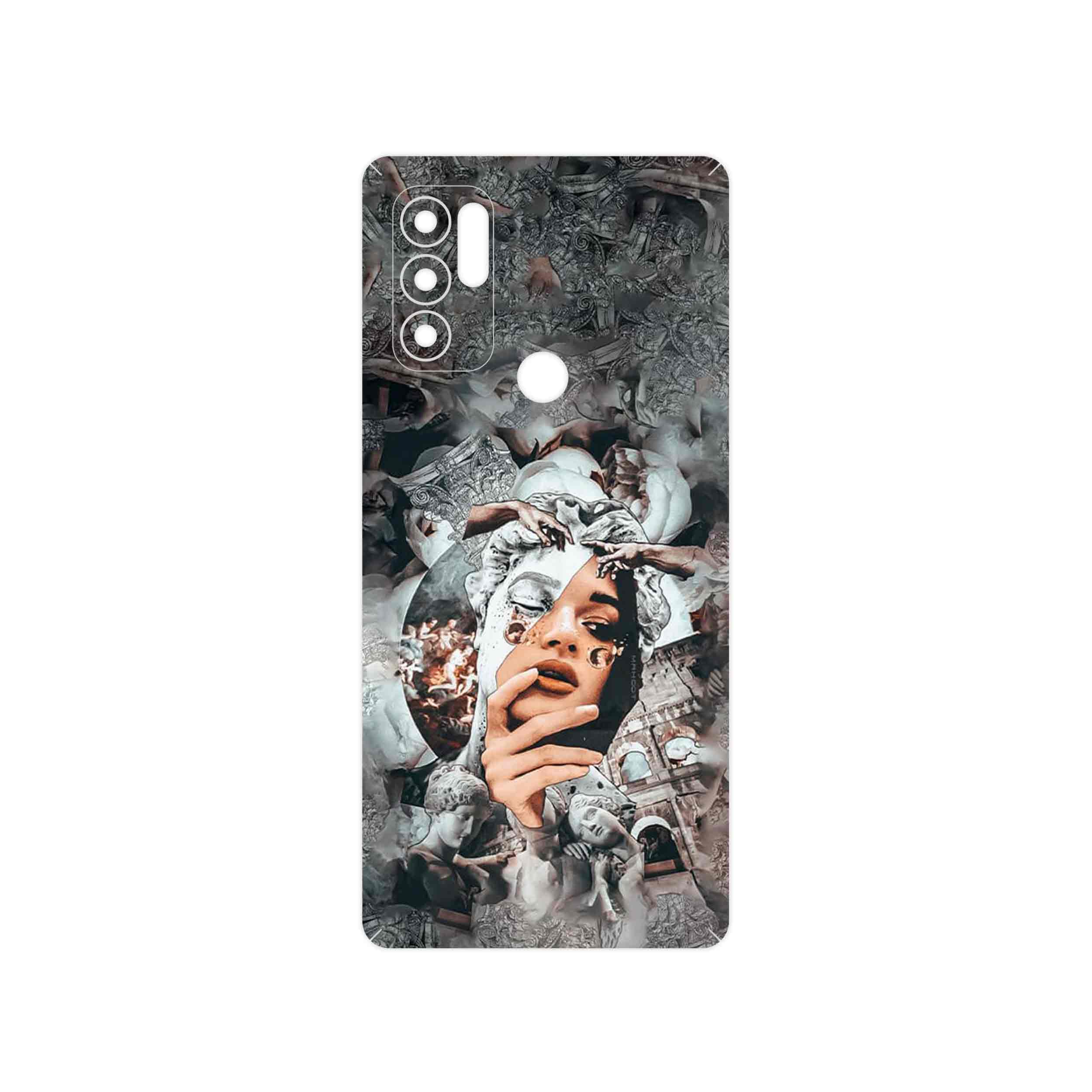 برچسب پوششی ماهوت مدل Collage of MichelAnge مناسب برای گوشی موبایل موتورولا Moto G60S