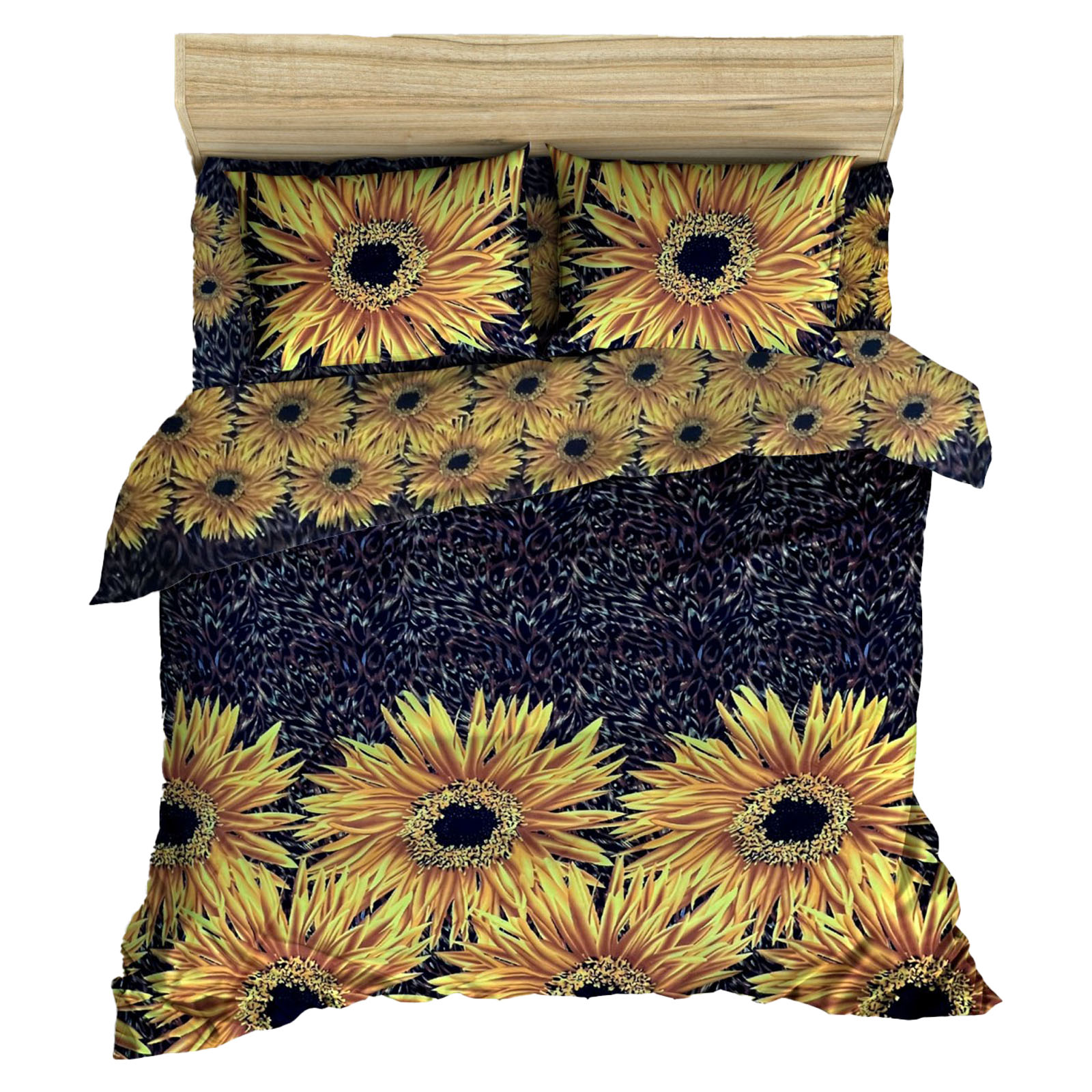 سرویس خواب کوکوجم مدل آفتابگردان کد 138 دونفره 6 تکه