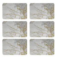زیربشقابی طرح سنگ کد 8609 بسته 6 عددی