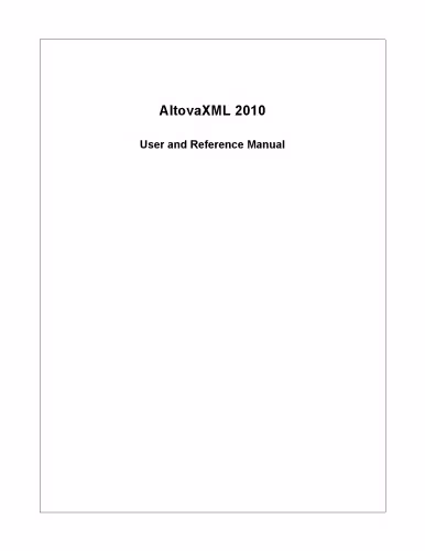 خرید و دانلود نسخه کامل کتاب Altova XMLSpy 2007 User &amp; Reference Manual