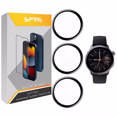 محافظ صفحه نمایش نانو اسپریگ مدل SPG مناسب برای ساعت هوشمند شیائومی Mibro Lite 2 بسته سه عددی