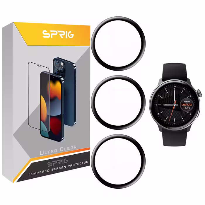 محافظ صفحه نمایش نانو اسپریگ مدل SPG مناسب برای ساعت هوشمند شیائومی Mibro Lite 2 بسته سه عددی
