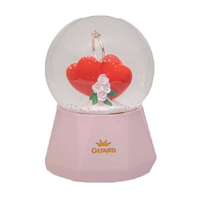 گوی موزیکال مدل حلقه قلب