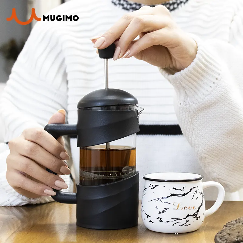 فرنچ پرس مشکی حجم 350 میلی لیتر کد 15