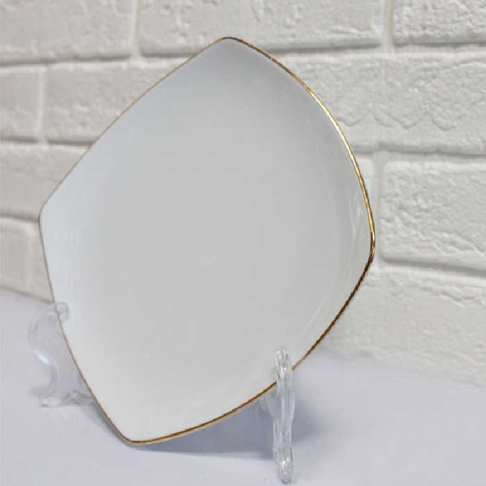 بشقاب غذاخوری چینی لورین مدل تخت بسته 6 عددی