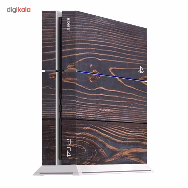 برچسب عمودی پلی استیشن 4 ونسونی طرح Wooden