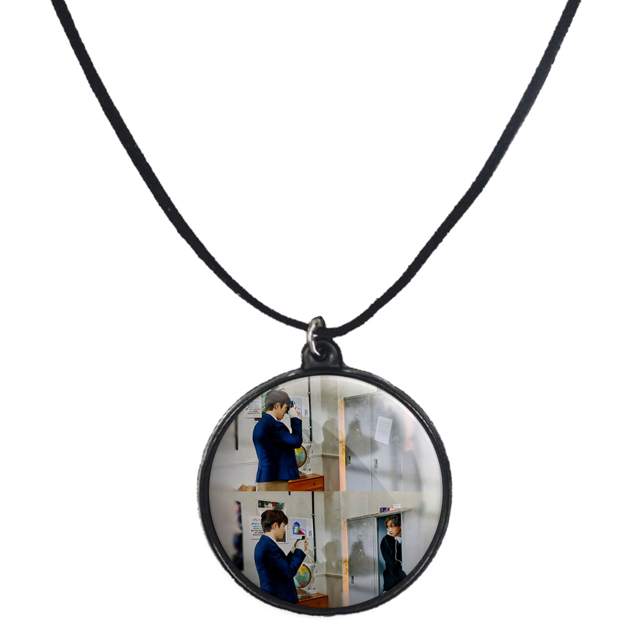 گردنبند پرمانه طرح exo کد pmb.13791 مدل دو طرفه