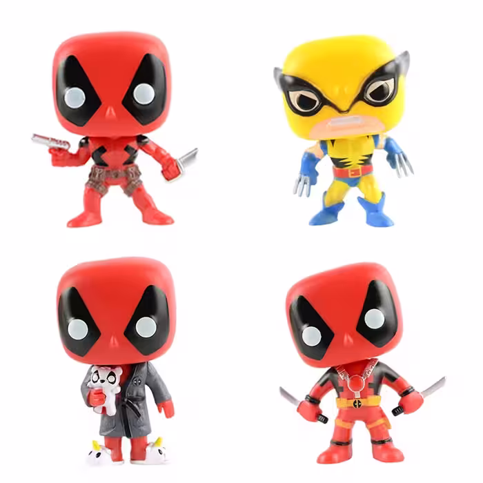 فیگور فانکو ددپول Deadpool – ولورین Wolverine مجموعه 4 عددی