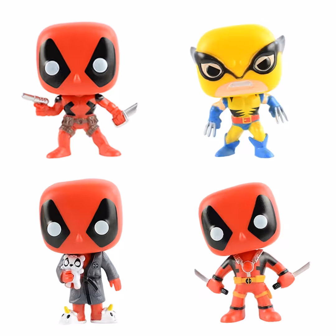 فیگور فانکو ددپول Deadpool – ولورین Wolverine مجموعه 4 عددی