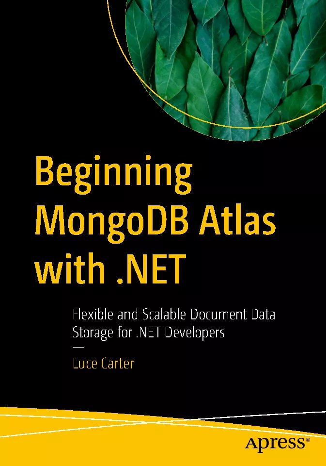 کتاب Beginning MongoDB Atlas with .NET