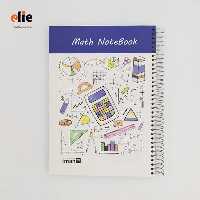 دفتر 100 برگ جلد سخت ایمان طرح ریاضی