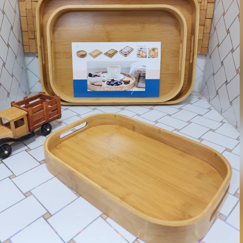 سینی بامبو مستطیل