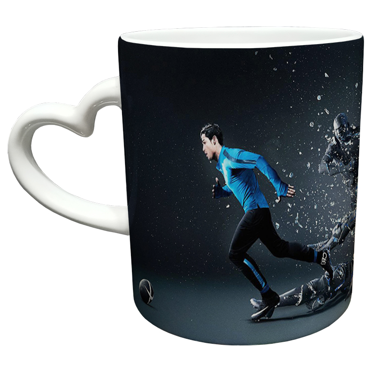 ماگ مدل دسته قلبی طرح رونالدو کد 98