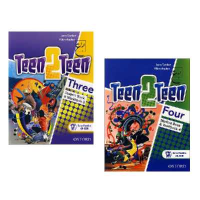 کتاب Teen 2 Teen Three_Four اثر جمعی از نویسندگان انتشارات ابداع 2 جلدی