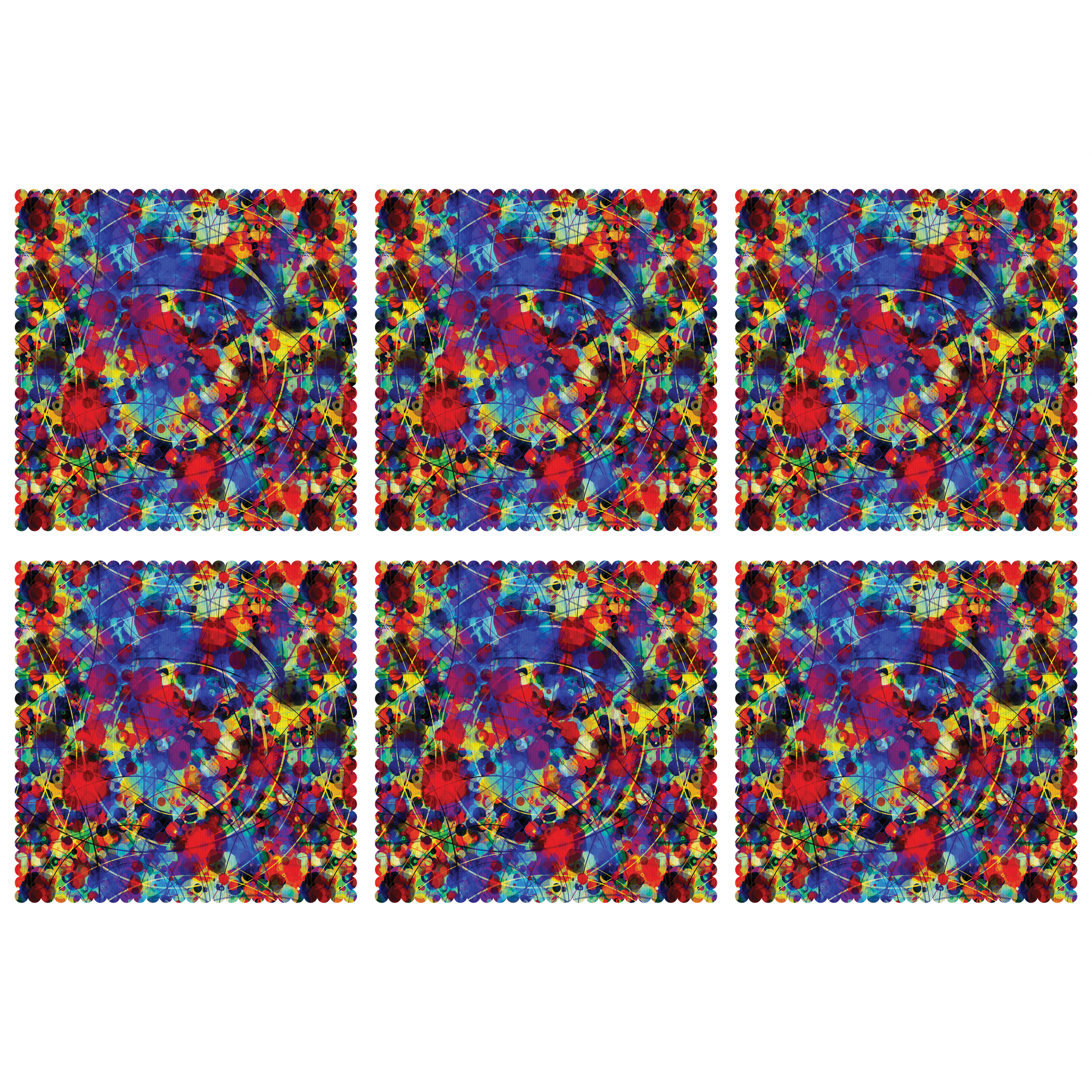 زیربشقابی مدل U1-42505 بسته 6 عددی