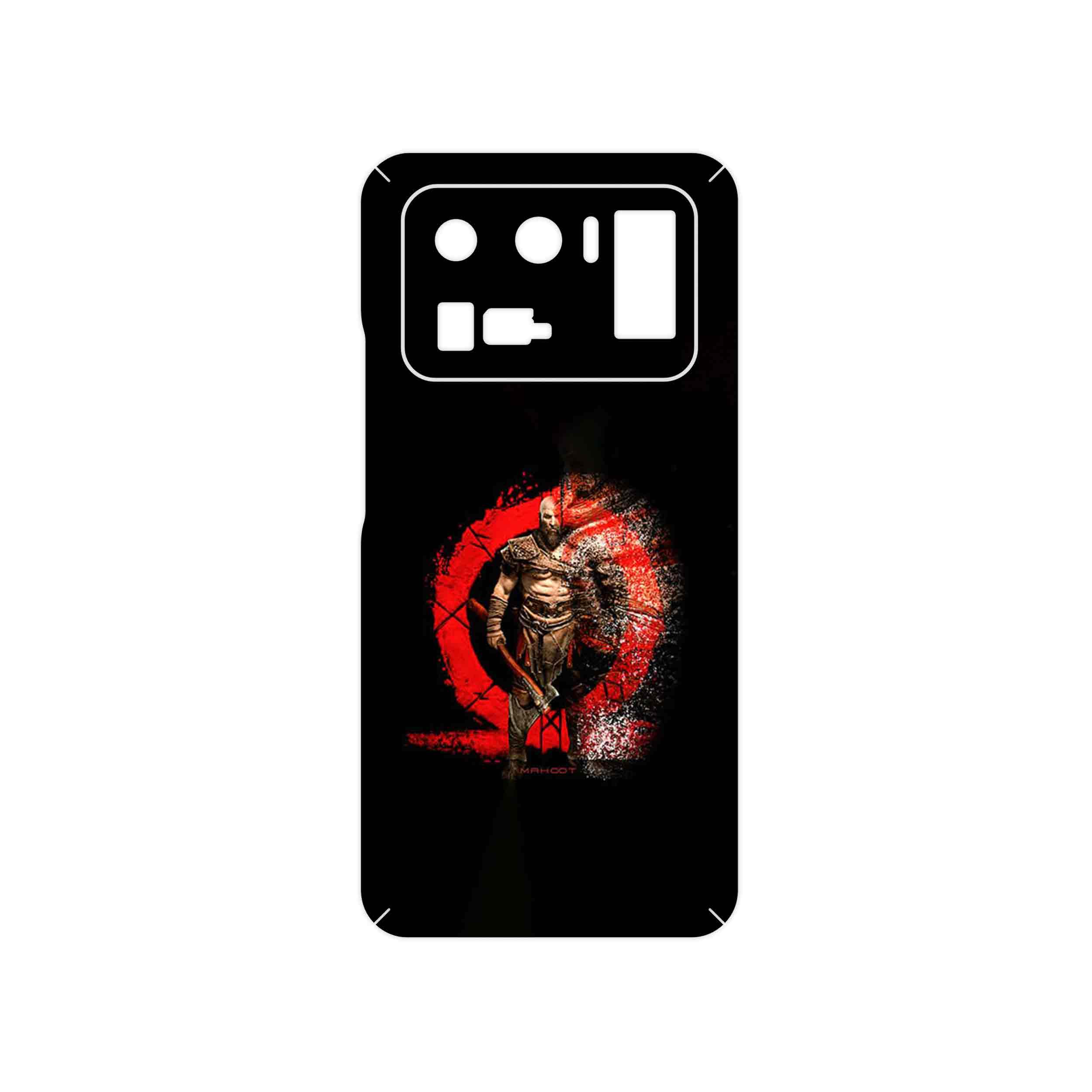 برچسب پوششی ماهوت مدل GOD_OF_WAR مناسب برای گوشی موبایل شیائومی Mi 11 Ultra