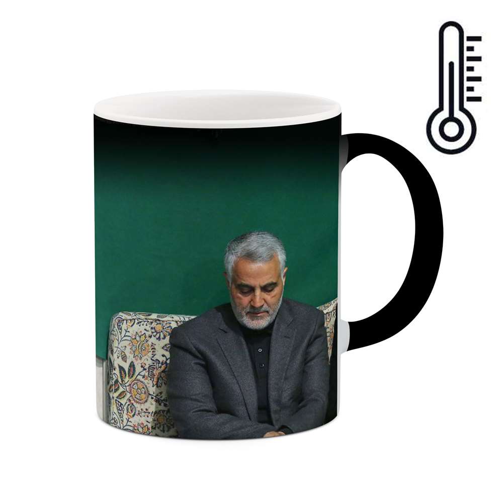 ماگ حرارتی طرح سردار شهید حاج قاسم سلیمانی  مدل mgph11702