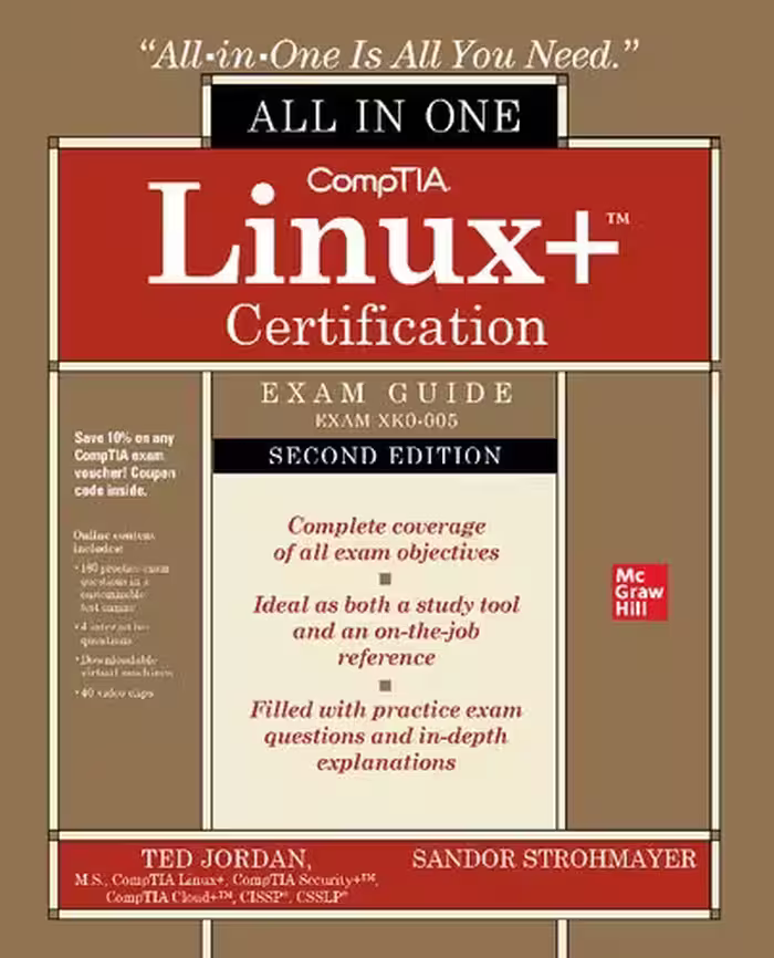 خرید و دانلود نسخه کامل کتاب CompTIA Linux  Certification All-in-One Exam Guide (Exam XK0-005)