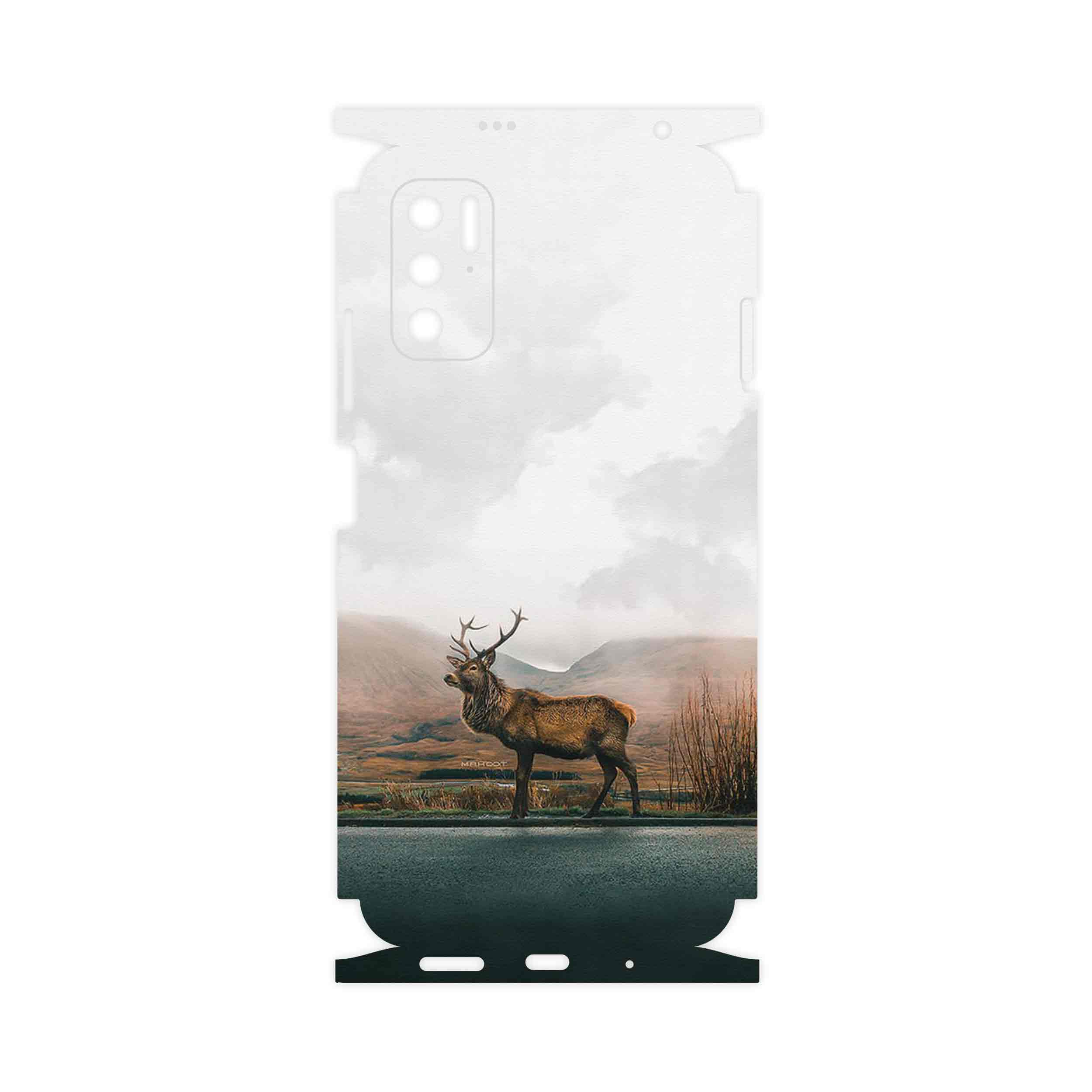 برچسب پوششی ماهوت مدل Horned_Deer-FullSkin مناسب برای گوشی موبایل شیائومی Redmi Note 11SE