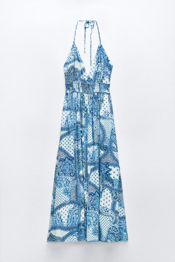 لباس زنانه زارا PRINTED DRESS | تهران زارا TehranZara